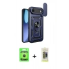 MARSİLYAN™- iPhone 17 Air Kılıf Ahenk Klasik - Siyah Joko Magic 5D Hayalet Cam + Raze Metal Kamera Lens - SH