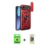 MARSİLYAN™- iPhone 17 Air Kılıf Ahenk Klasik - Siyah Joko Magic 5D Hayalet Cam + Raze Metal Kamera Lens - SH