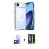 MARSİLYAN™- iPhone 17 Air Kılıf Ahenk Minimal Serisi - Siyah 360 Mat Full Body Arka Koruyucu + Bilvis Titan Kamera Lens - SH