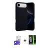 MARSİLYAN™- iPhone 17 Air Kılıf Ahenk Serisi - Şeffaf 360 Full Body Arka Koruyucu + Bilvis Titan Kamera Lens - SH