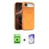 MARSİLYAN™- iPhone 17 Air Kılıf Atlas Asil Prime - Siyah Bilvis 5in1 3D Magic Cam Ekran Koruyucu + Raze Metal Kamera Lens - SH