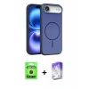 MARSİLYAN™- iPhone 17 Air Kılıf Atlas Asil Prime - Siyah Bilvis 5in1 3D Magic Cam Ekran Koruyucu + Raze Metal Kamera Lens - SH