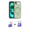 MARSİLYAN™- iPhone 17 Air Kılıf Atlas Asil Prime - Siyah Bilvis 5in1 5D Magic Hayalet Cam Ekran Koruyucu + Bilvis Titan Kamera Lens - GS
