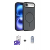 MARSİLYAN™- iPhone 17 Air Kılıf Atlas Asil Prime - Siyah Joko Magic 5D Cam + Bilvis Titan Kamera Lens - GD