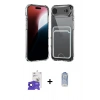 MARSİLYAN™- iPhone 17 Air Kılıf Doruk Klasik Koleksiyonu - Siyah Joko Magic 5D Cam + Bilvis Titan Kamera Lens - SH