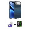 MARSİLYAN™- iPhone 17 Air Kılıf Doruk Serisi - Şeffaf 360 Full Body Arka Koruyucu + Bilvis Titan Kamera Lens - LT