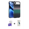 MARSİLYAN™- iPhone 17 Air Kılıf Doruk Serisi - Şeffaf Pasifik Cam Ekran Koruyucu + Bilvis Titan Kamera Lens - GD