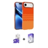 MARSİLYAN™- iPhone 17 Air Kılıf Doruk Serisi - Siyah Bilvis 5in1 3D Magic Cam Ekran Koruyucu + Bilvis Titan Kamera Lens - GD