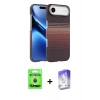 MARSİLYAN™- iPhone 17 Air Kılıf Doruk Serisi - Siyah Bilvis 5in1 3D Magic Cam Ekran Koruyucu + Raze Metal Kamera Lens - MI