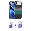 MARSİLYAN™- iPhone 17 Air Kılıf Doruk Serisi - Siyah Bilvis 5in1 5D Magic Hayalet Cam Ekran Koruyucu + Bilvis Titan Kamera Lens - SH