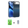 MARSİLYAN™- iPhone 17 Air Kılıf Doruk Serisi - Siyah Joko Magic 5D Cam + Raze Metal Kamera Lens - SH