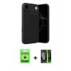MARSİLYAN™- iPhone 17 Air Kılıf Eksen Form Prime - Siyah 360 Mat Full Body Arka Koruyucu + Raze Metal Kamera Lens - GD