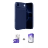 MARSİLYAN™- iPhone 17 Air Kılıf Eksen Form Prime - Siyah Bilvis 5in1 3D Magic Cam Ekran Koruyucu + Bilvis Titan Kamera Lens - GS