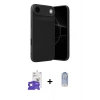 MARSİLYAN™- iPhone 17 Air Kılıf Eksen Form Prime - Siyah Joko Magic 5D Cam + Bilvis Titan Kamera Lens - GS