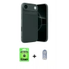 MARSİLYAN™- iPhone 17 Air Kılıf Eksen Form Prime - Siyah Joko Magic 5D Cam + Raze Metal Kamera Lens - GD