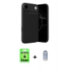 MARSİLYAN™- iPhone 17 Air Kılıf Eksen Form Prime - Siyah Joko Magic 5D Cam + Raze Metal Kamera Lens - GD