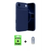 MARSİLYAN™- iPhone 17 Air Kılıf Eksen Form Prime - Siyah Joko Magic 5D Cam + Raze Metal Kamera Lens - MI