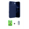 MARSİLYAN™- iPhone 17 Air Kılıf Eksen Form Prime - Siyah Joko Magic 5D Cam + Raze Metal Kamera Lens - GD