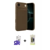 MARSİLYAN™- iPhone 17 Air Kılıf Eksen Form Prime - Siyah Joko Magic 5D Hayalet Cam + Bilvis Titan Kamera Lens - GS