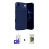 MARSİLYAN™- iPhone 17 Air Kılıf Eksen Form Prime - Siyah Joko Magic 5D Hayalet Cam + Bilvis Titan Kamera Lens - GD
