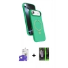 MARSİLYAN™- iPhone 17 Air Kılıf İz Işık Koleksiyonu - Siyah 360 Mat Full Body Arka Koruyucu + Bilvis Titan Kamera Lens - GS