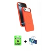MARSİLYAN™- iPhone 17 Air Kılıf İz Işık Koleksiyonu - Siyah 3D Antistatik Cam Ekran Koruyucu + Raze Metal Kamera Lens - SH