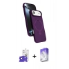 MARSİLYAN™- iPhone 17 Air Kılıf İz Işık Koleksiyonu - Siyah Bilvis 5in1 3D Magic Cam Ekran Koruyucu + Bilvis Titan Kamera Lens - LT