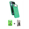 MARSİLYAN™- iPhone 17 Air Kılıf İz Işık Koleksiyonu - Siyah Bilvis Hayalet Cam Ekran Koruyucu + Raze Metal Kamera Lens - MI