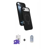 MARSİLYAN™- iPhone 17 Air Kılıf İz Işık Koleksiyonu - Siyah Joko Magic 5D Cam + Bilvis Titan Kamera Lens - GS