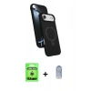 MARSİLYAN™- iPhone 17 Air Kılıf İz Işık Koleksiyonu - Siyah Joko Magic 5D Cam + Raze Metal Kamera Lens - GS