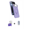 MARSİLYAN™- iPhone 17 Air Kılıf İz Işık Koleksiyonu - Siyah Joko Magic 5D Cam + Bilvis Titan Kamera Lens - LT