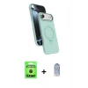 MARSİLYAN™- iPhone 17 Air Kılıf İz Işık Koleksiyonu - Siyah Joko Magic 5D Cam + Raze Metal Kamera Lens - SH
