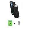 MARSİLYAN™- iPhone 17 Air Kılıf İz Işık Koleksiyonu - Siyah Joko Magic 5D Cam + Raze Metal Kamera Lens - SH