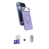 MARSİLYAN™- iPhone 17 Air Kılıf İz Işık Koleksiyonu - Siyah Joko Magic 5D Cam + Bilvis Titan Kamera Lens - SH