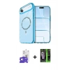MARSİLYAN™- iPhone 17 Air Kılıf Kıvılcım Form Prime - Şeffaf 360 Full Body Arka Koruyucu + Bilvis Titan Kamera Lens - GS