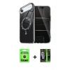 MARSİLYAN™- iPhone 17 Air Kılıf Kıvılcım Form Prime - Şeffaf 360 Full Body Arka Koruyucu + Raze Metal Kamera Lens - SH