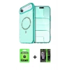 MARSİLYAN™- iPhone 17 Air Kılıf Kıvılcım Form Prime - Şeffaf 360 Full Body Arka Koruyucu + Raze Metal Kamera Lens - SH
