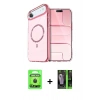 MARSİLYAN™- iPhone 17 Air Kılıf Kıvılcım Form Prime - Siyah 360 Mat Full Body Arka Koruyucu + Raze Metal Kamera Lens - SH