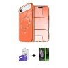 MARSİLYAN™- iPhone 17 Air Kılıf Kıvılcım Form Prime - Siyah 360 Mat Full Body Arka Koruyucu + Bilvis Titan Kamera Lens - SH