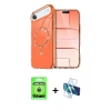 MARSİLYAN™- iPhone 17 Air Kılıf Kıvılcım Form Prime - Siyah 3D Antistatik Seramik Nano Ekran Koruyucu + Raze Metal Kamera Lens - GS