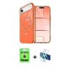 MARSİLYAN™- iPhone 17 Air Kılıf Kıvılcım Form Prime - Siyah 3D Antistatik Seramik Nano Ekran Koruyucu + Raze Metal Kamera Lens - MI