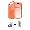 MARSİLYAN™- iPhone 17 Air Kılıf Kıvılcım Form Prime - Siyah Bilvis 3D Cam Ekran Koruyucu + Bilvis Titan Kamera Lens - GS