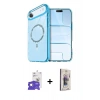 MARSİLYAN™- iPhone 17 Air Kılıf Kıvılcım Form Prime - Siyah Bilvis 3D Cam Ekran Koruyucu + Bilvis Titan Kamera Lens - GS