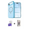 MARSİLYAN™- iPhone 17 Air Kılıf Kıvılcım Form Prime - Siyah Bilvis 3D Cam Ekran Koruyucu + Bilvis Titan Kamera Lens - SH