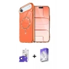 MARSİLYAN™- iPhone 17 Air Kılıf Kıvılcım Form Prime - Siyah Bilvis 5in1 3D Magic Cam Ekran Koruyucu + Bilvis Titan Kamera Lens - LT