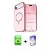 MARSİLYAN™- iPhone 17 Air Kılıf Kıvılcım Form Prime - Siyah Bilvis 5in1 3D Magic Cam Ekran Koruyucu + Raze Metal Kamera Lens - GD