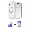 MARSİLYAN™- iPhone 17 Air Kılıf Kıvılcım Form Prime - Siyah Bilvis 5in1 3D Magic Cam Ekran Koruyucu + Gümüş Bilvis Titan Kamera Lens
