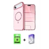 MARSİLYAN™- iPhone 17 Air Kılıf Kıvılcım Form Prime - Siyah Bilvis 5in1 3D Magic Cam Ekran Koruyucu + Raze Metal Kamera Lens - GS