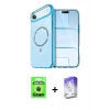 MARSİLYAN™- iPhone 17 Air Kılıf Kıvılcım Form Prime - Siyah Bilvis 5in1 3D Magic Cam Ekran Koruyucu + Raze Metal Kamera Lens - SH