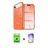 MARSİLYAN™- iPhone 17 Air Kılıf Kıvılcım Form Prime - Siyah Bilvis 5in1 3D Magic Cam Ekran Koruyucu + Raze Metal Kamera Lens - SH